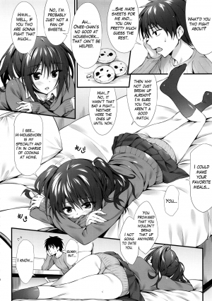 (COMIC1☆10) [P:P (Oryou)] Kanojo no Imouto wa JK-chan [English] [Mikakunin] - Page 6