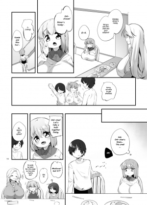 [P.D Crown (Pedocchi)] Imouto ni Hasamarete Shiawase Desho? 3 | Between Sisters, Are You Happy? 3 [English] [Digital] - Page 14