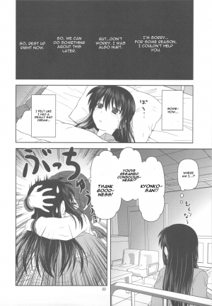 (COMIC1☆4) [Circle Credit (Akikan)] Kyonko de Shoushitsu (The Melancholy of Haruhi Suzumiya) [English] [CGrascal] - Page 22