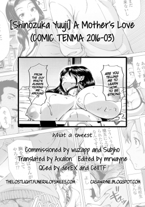 [Shinozuka Yuuji] Oyako no Omoi | A Mother's Love (COMIC TENMA 2016-03) [English] =TLL + CW= - Page 30