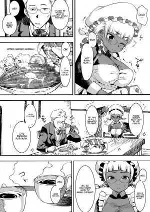 (C91) [GOLD KOMAN SEX (Bakushishi AT)] Ganso! Kasshoku Kokumaro Funnyuu Maid!!! | Eureka! Milk-spraying Creamy Brown Maid!!! [English] [progste] - Page 11