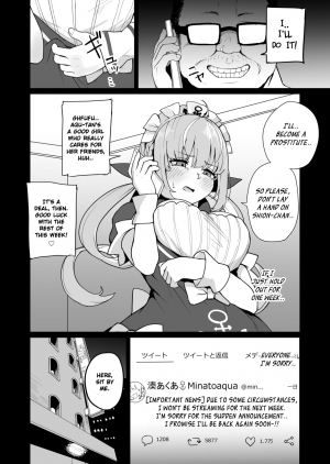  [Fuzuii Undou (Fuzui)] Aqua-chan wa Douki no Tame nara | Aqua-chan, For Her Friend's Sake (Minato Aqua) [English] [Xzosk] [Digital]  - Page 8