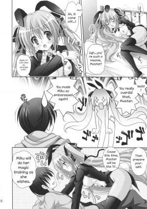 (C84) [Kaiyuu Kikaku (Suzui Narumi)] Miracle Magic Hour (VOCALOID) [English] [MikuMiku Project] - Page 12