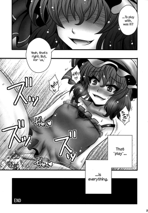  (C84) [1787 (Macaroni and Cheese)] Remilia-sama ga Shounen wo Gakure suru Hanashi | A Story of Remilia-sama Reverse-Raping a Boy (Touhou Project) [English] {Sharpie Translations}  - Page 25