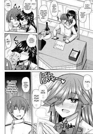 (C90) [Dokomademo Aoi Sora ni Ukabu Niku. (Nikusoukyuu.)] Yoru ni wa Yoru no Tanoshimi ga.... (Kantai Collection -KanColle-) [English] [葛の寺] - Page 6