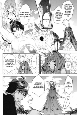 (SPARK12) [Sakagura (Hitsuji)] Kotabi no Butai wa Umi Nareba!! | Because This Time the Stage is the Sea!! (Fate/Grand Order) [English] - Page 6