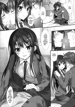 (C95) [P:P (Oryou)] Mai Senpai to Ichatsukitai (Seishun Buta Yarou wa Bunny Girl Senpai no Yume o Minai) [English] [Comfy Pillows Scans] - Page 5