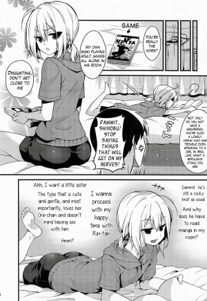 (C90) [Onsoku Ebifly (Lew)] Kawaii Otouto wa Onii-chan no Tame ni Imouto ni Narubeki! [English] {Hennojin} [Decensored] - Page 6