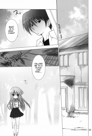 (C72) [Toriaezu (Tororo)] Futari Nara Ne (Higurashi no Naku Koro ni) [English] - Page 8