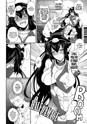 (C85) [Shoot The Moon (Fuetakishi)] Nagato Drops (Kantai Collection) [English] =TV + Afro= - Page 9