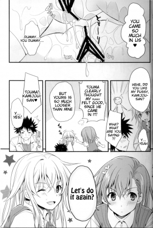 (C84) [Natsuiro Shoujo (Takanashi Haruto)] Shiyouyo! (Toaru Kagaku no Railgun) [English] [Tigoris Translates] - Page 17