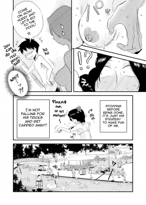  [Haitoku Sensei] Ano! Okaa-san no Shousai ~Shimin Pool Hen~|Oh! Mother's Particulars ~Public Swimming Pool~[English][Amoskandy]  - Page 11