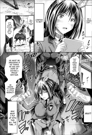 [Horitomo] Akogare no Senpai wa Kentauros | My Dear Centaur Senpai (Kininaru Anoko wa Monster Musume) [English] [SaHa] - Page 3