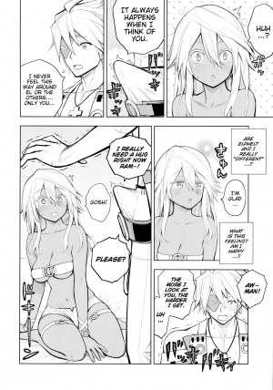  (C88) [Jishaku no Sunaba (Porosuke)] Sin-kun no Hatsu Shasei wa Ram-chan no Naka de do byu byu byu (GUILTY GEAR) [English]  - Page 7