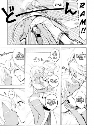  (C88) [Jishaku no Sunaba (Porosuke)] Sin-kun no Hatsu Shasei wa Ram-chan no Naka de do byu byu byu (GUILTY GEAR) [English]  - Page 8