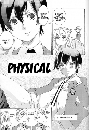 (Keikaku 0x0C) [Ichinichi Sanjou (Jinguu Kozue)] Hito de Mousou Suru no Iikagen ni Yamete Kudasai! (Ouran High School Host Club) [English] [Tigoris Translates] - Page 8