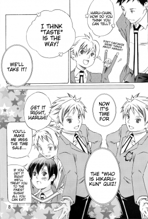 (Keikaku 0x0C) [Ichinichi Sanjou (Jinguu Kozue)] Hito de Mousou Suru no Iikagen ni Yamete Kudasai! (Ouran High School Host Club) [English] [Tigoris Translates] - Page 9