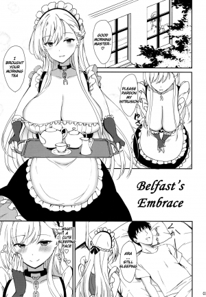 (COMIC1☆15) [Kuronisiki (Takaharu)] Belfast no Dakigokochi | Belfast's Embrace (Azur Lane) [English] - Page 3