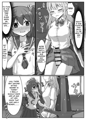 [Shimau Seisakujo (Shimau Sorine)] Onnanoko ga Inemuri shiteru Futanari Onee-san ni Itazura shichau Hon [English] [Digital] - Page 5