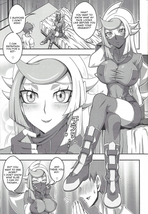 (Chou Ore no Turn 2018) [Namanama Land (Namari)] Nazo no Bijo to Asobimasho (Yu-Gi-Oh! VRAINS) [English] [PhantomsJoker] - Page 3