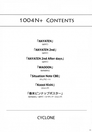 (C87) [Cyclone (Izumi, Reizei)] 1004N+ Cyclone no Soushuuhen (Various) [English] {doujins.com} - Page 7