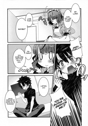 (C97) [Nekomarudow (Tajima Yoshikazu)] Maid Oui-san to Icha Love Sukebe Suru Hon (Fate/Grand Order) [English] - Page 4