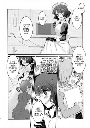 (C97) [Nekomarudow (Tajima Yoshikazu)] Maid Oui-san to Icha Love Sukebe Suru Hon (Fate/Grand Order) [English] - Page 8