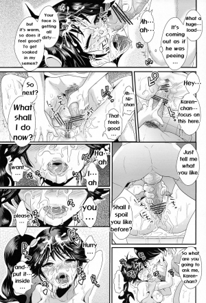  (C82) [KNUCKLE HEAD (Shomu)] Netsu ni okasareta Karen-chan to toilet de.... | Taking fevery Karen-chan to the toilet… (Bakemonogatari) [English] [EHCove]  - Page 18