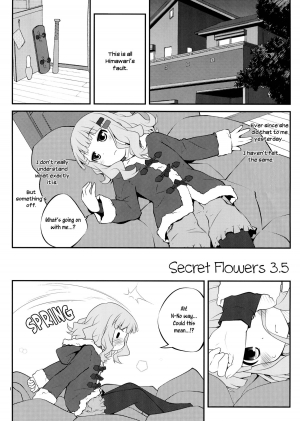 (C84) [Purimomo (Goyac)] Himegoto Flowers 3.5 | Secret Flowers 3.5 (YuruYuri) [English] [Yuri-ism] - Page 2