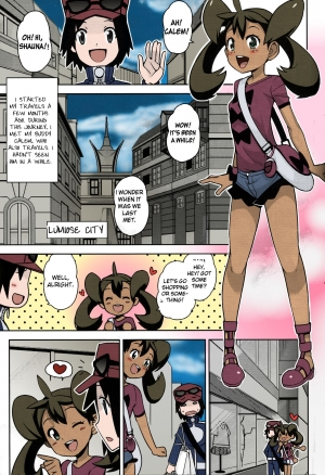 (C85) [Funi Funi Lab (Tamagoro)] Chibikko Bitch XY (Pokémon) [English] [Colorized] [Decensored] - Page 5
