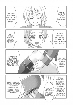 (C93) [Ponyfarm (Inoue Yoshihisa)] Pan ga Nakereba Koucha o Nomeba Ii janai (Girls und Panzer) [English][CrowKarasu] - Page 4