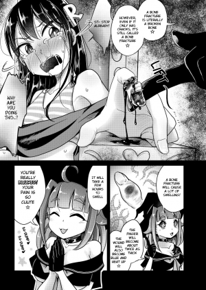 [Dennou Chocolate (AwA)] Ryona zukan ~ yubi seme gankyuu seme ~ [English] [PervyLyra] [Digital] - Page 10