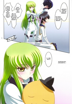 (C75) [Mahirutei (Izumi Mahiru)] C.C.Lemonade R2 (CODE GEASS: Lelouch of the Rebellion) [English] [Reromanga] - Page 14