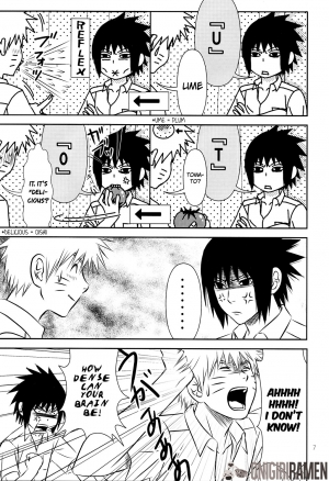 (C80) [@ Harukaze Shunpoo (Shunpoo)] SASUKE ♥ HAPIBA!! (Naruto) [English] [Onigiri Ramen] - Page 8