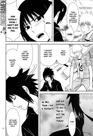 (C80) [@ Harukaze Shunpoo (Shunpoo)] SASUKE ♥ HAPIBA!! (Naruto) [English] [Onigiri Ramen] - Page 21