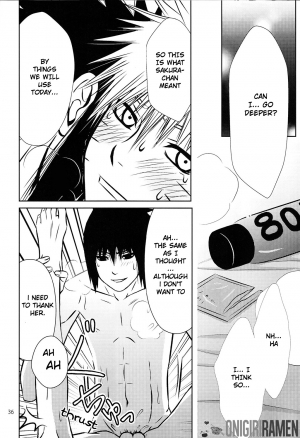 (C80) [@ Harukaze Shunpoo (Shunpoo)] SASUKE ♥ HAPIBA!! (Naruto) [English] [Onigiri Ramen] - Page 37
