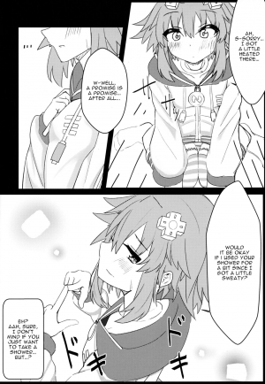 (COMIC1☆15) [Chokusen Ikki (Dura)] Tomodachi Ijou Koibito Miman no Neptune to Ecchi Shichau Hon (Hyperdimension Neptunia) [English] [tabibit0] - Page 6