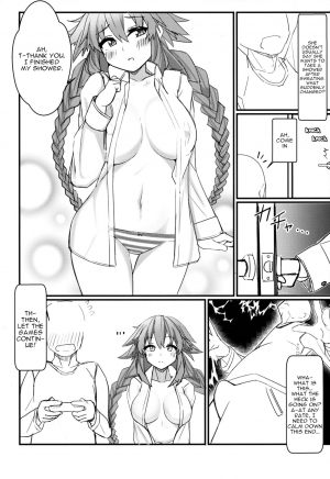 (COMIC1☆15) [Chokusen Ikki (Dura)] Tomodachi Ijou Koibito Miman no Neptune to Ecchi Shichau Hon (Hyperdimension Neptunia) [English] [tabibit0] - Page 8