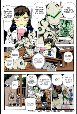 (FF30) [Bear Hand (Fishine, Ireading)] OVERTIME!! OVERWATCH FANBOOK VOL. 2 (Overwatch)[English][Colorized][Erocolor] - Page 4