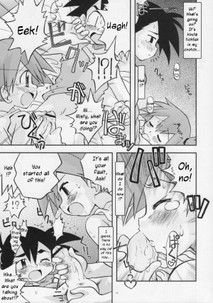 (Puniket 17) [Ukkaridou (Shimazu Isami)] Itsu mo Itsu demo Honki de Ikiteru (Pokémon) [English] [Kusanyagi] - Page 11