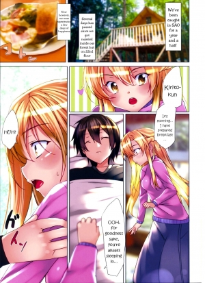 (COMIC1☆6) [Waffle Doumeiken (Tanaka Decilitre)] Kyoukai Senjou no Eden  | The Border's Eden (Sword Art Online) [English] [EHCOVE] - Page 4