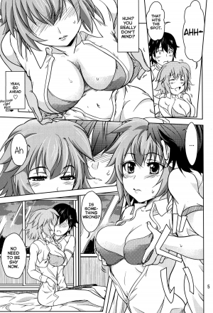 (C85) [Obsidian Order (Shoda Norihiro)] Natsuiro Tansei | Summer Sky (IS <Infinite Stratos>) [English] [Life4Kaoru] - Page 6