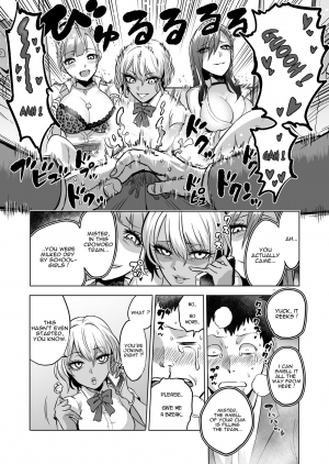 [bose no Doujin Manga Kenkyuujo (bose)] Kankaku no Paraphilia ~Nikushokukei JK-tachi ni Chinpo no Kankaku o Shihai Saretara~ [English] [ZuriRaba] - Page 12