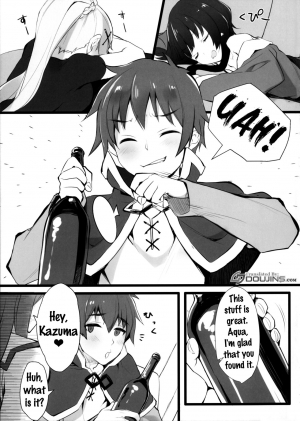 (COMIC1☆11) [WASABI (Tatami)] Hyaku Percent Osake no Sei (Kono Subarashii Sekai ni Syukufuku o!) [English] {Doujin-Moe.us} - Page 5