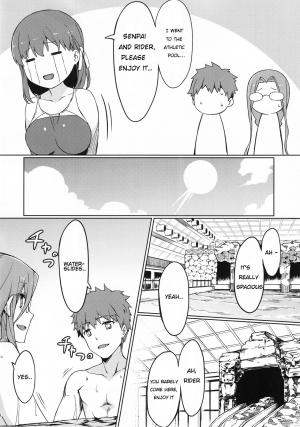  (C90) [S.S.L (Yanagi)] Rider-san to Kyouei Mizugi. | Rider-san and Swimsuit (Fate/stay night) [English] [NinjaProVI]  - Page 6