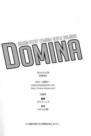 (C87) [MA2 (Momose Sei)] DOMINA (Avengers) [English] - Page 22