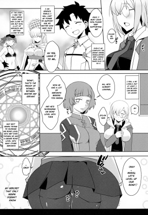 (C95) [YOMOTHUHIRASAKA (bbsacon)] Senpai Dake Shiranai Himitsu no Watashi (Fate/Grand Order) [English] [Netorare Nation] - Page 5