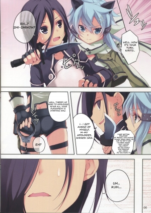 (C84) [Seven Days Holiday (Shinokawa Arumi, Koga Nozomu)] ULTIMARATIO (Sword Art Online) [English] [DirtyTranslations] - Page 6