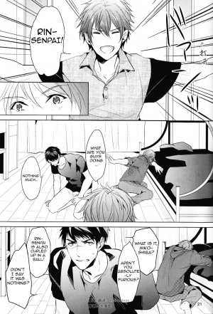 (Renai Jaws 3) [ANCOCOCO (Sakura Hitsuji)] Hatsukoi niwa Ribbon o Kakete | Tying a ribbon on a first love (Free!) [English] [Carrot-Bunny] - Page 21