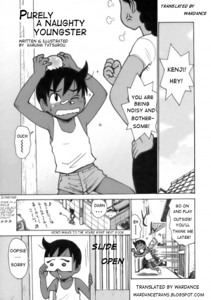 [Karma Tatsurou] Wanpakukko Junjou | Purely A Naughty Youngster (Shounen Ai No Bigaku 17 The Wanpaku Shounen) [English] [WarDance] - Page 2